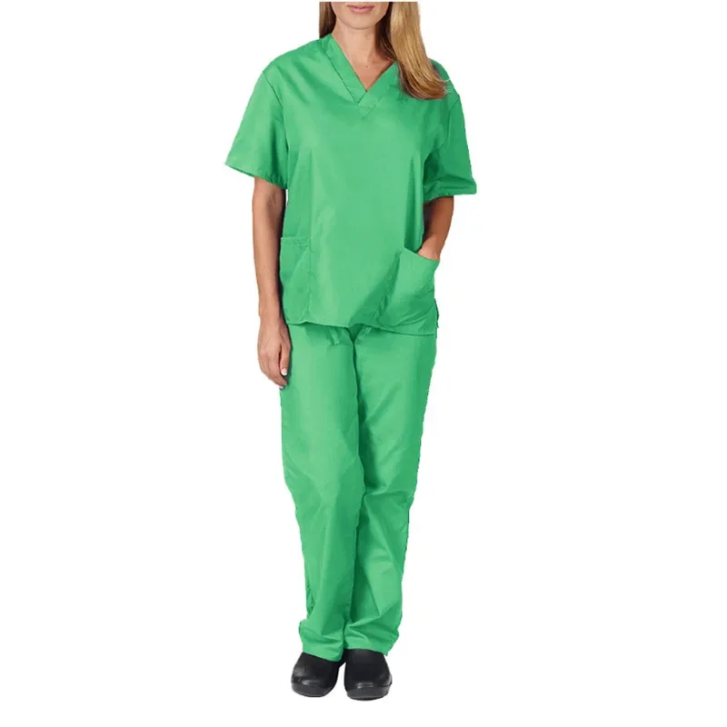 Surgical Clothes Isolation Clothes Work Operating Room Short-sleeved Hand Wash Women's Suit Short Nurse