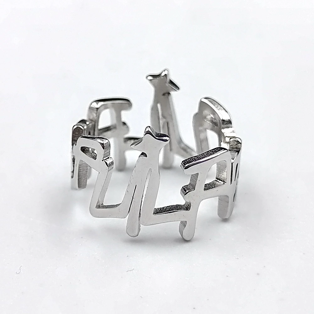 

Lil Peep Rings Stainless Steel Polished Women Mens Rings for Fashion Jewelry 7-9#