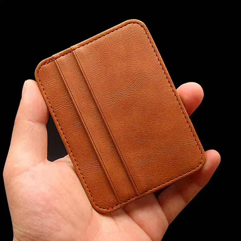 

Ultra-thin Men Wallet Credit Card Bag Mini Money Bag Cash Clip Thin Card Holder Small ID Case Slim Coin Purse Rfid Wallet