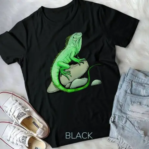 

Футболка унисекс Iguana, рептилии, Leguan, зеленые животные