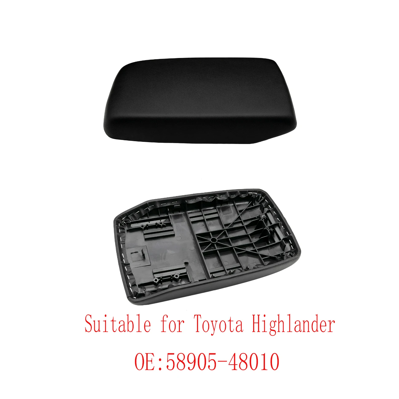 

Для Toyota Highlander черный 58905-48010 подлокотник коробка для хранения крышка 2008 2009 20 10 2012 2013 внутренние автозапчасти