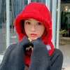 Winter Beanies Keep Warm Headwear Hat Female Skiing Face Ear Protection Cycle Windproof Cold Proof Skullcap With Neck Collar 6