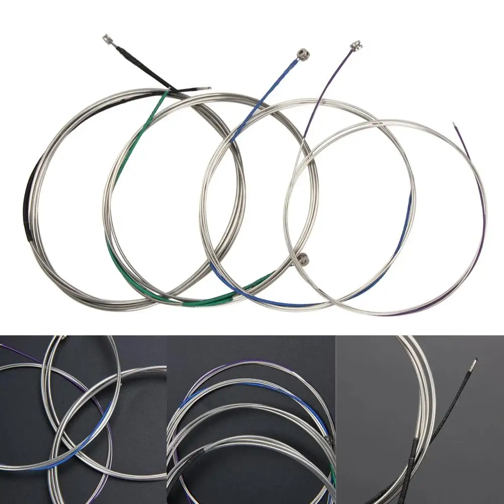 Cello String Set German Silver C-G-D-A for Full Size 4/4-3/4 S&uuml;&szlig;e Musik Strings Steel Violons Nickel Chromium Music Accessories violin strings cello case cello bridge cello support parts cello sound hole humidifier cello practice mute