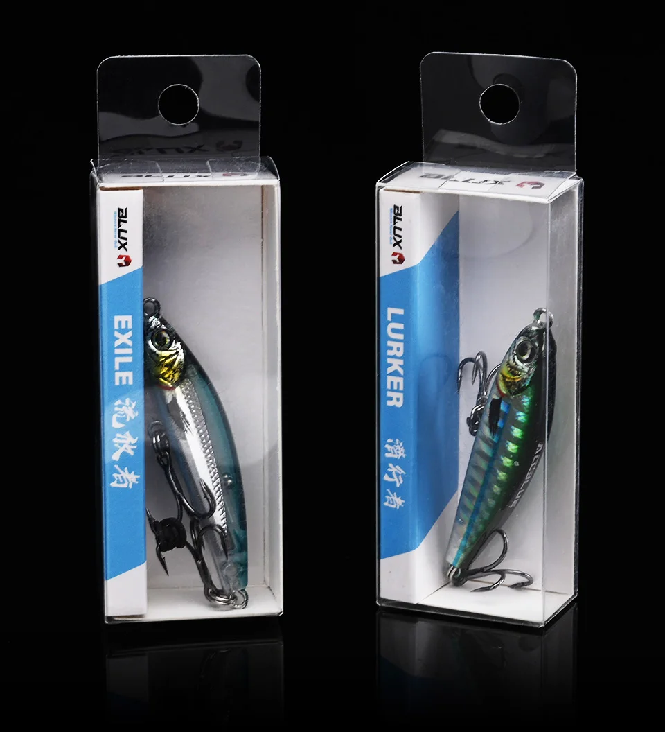 BLUX EXILE Sinking Gravity Pencil Heavy Stick Angelköder 60MM 12G Salzwasser Lipless Minnow Wobbler Hartplastikköder – Detail 8