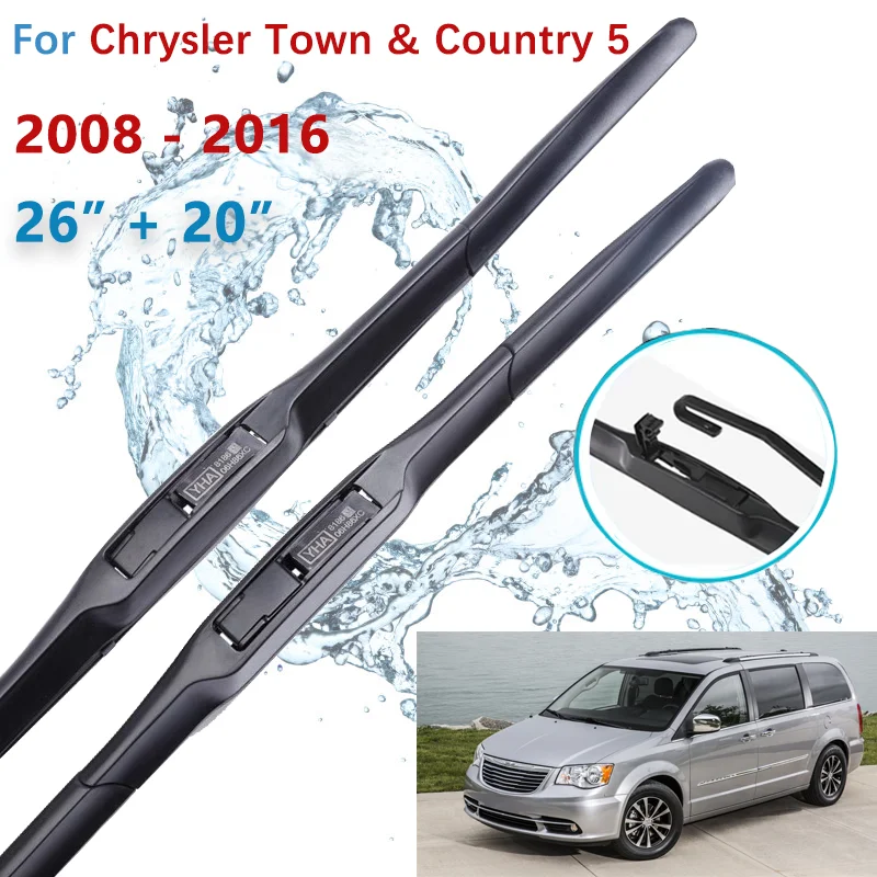 CarWiperBladesforChryslerTownCountry20082015FrontWindscreen