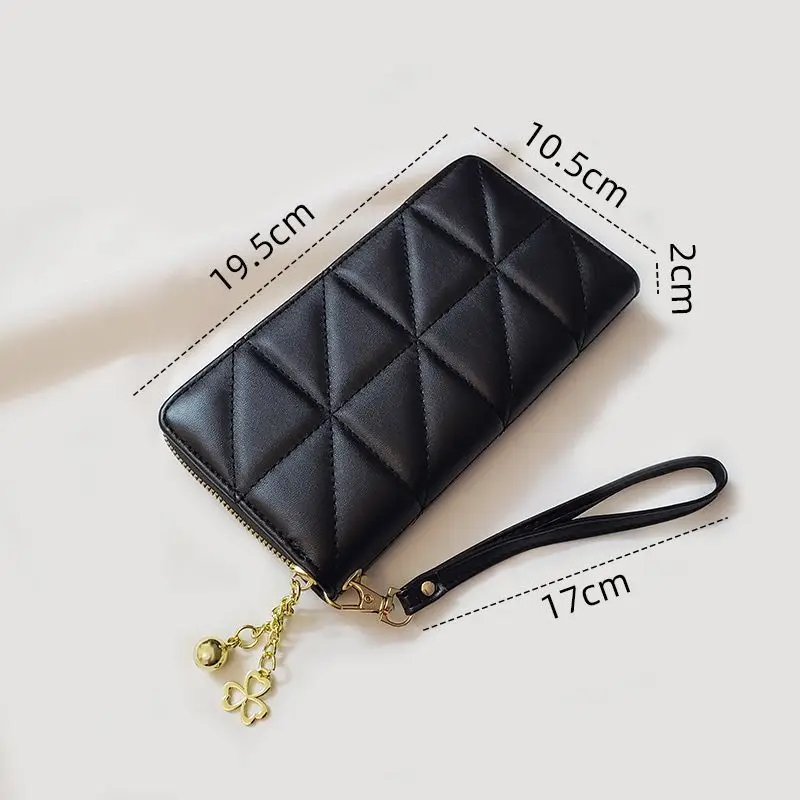 2024 New Lingplaid Women's Wallet Women's Long Versatile Wallet Fashion Card Bag Handbag Money Clip Zipper Wallets