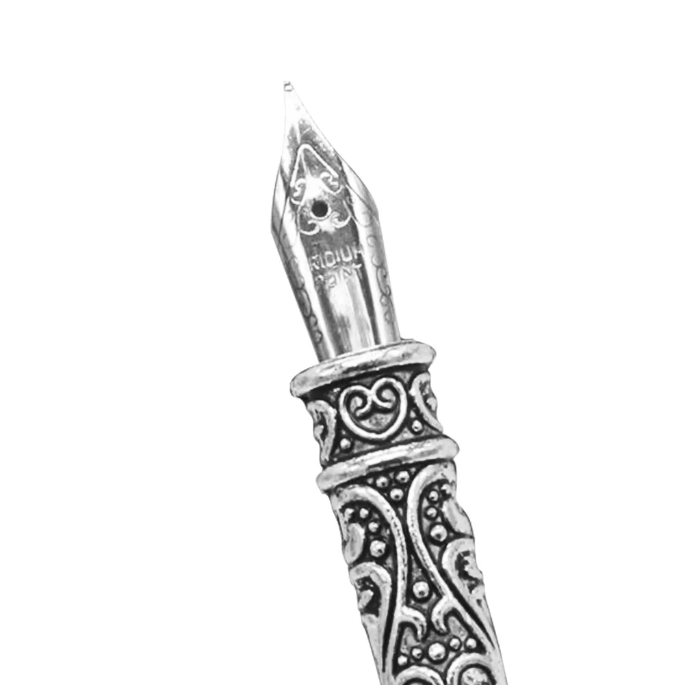 Silky Fountain Pen European Style Retro Feather Pen Graduation Birthday Office Signature Gift Calligraphy Stationery