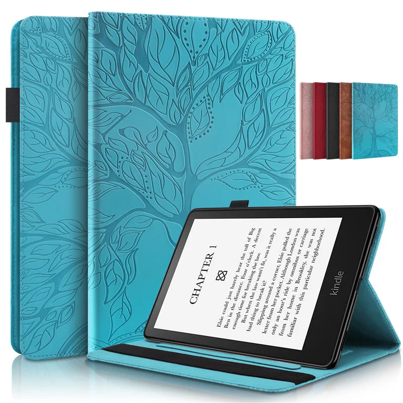 3D Tree In Rilievo Per Amazon All-New Kindle 11Th Gen 2022 Custodia Flip Stand Custodia Morbida In Silicone Per Funda Kindle 2022 Custodia Da 6 Pollic