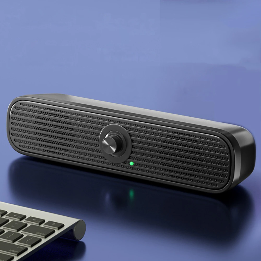 Computer Speakers Stereo Subwoofer Soundbar for Desktop Laptop PC TV