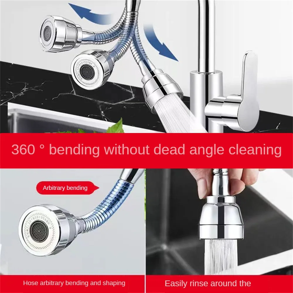 Description Picture 6 of itemKitchen Faucet Aerator Universal Extender Copper High Pressured Rotary Extender Filter Splashproof Shower Faucet Bubbler Nozzle