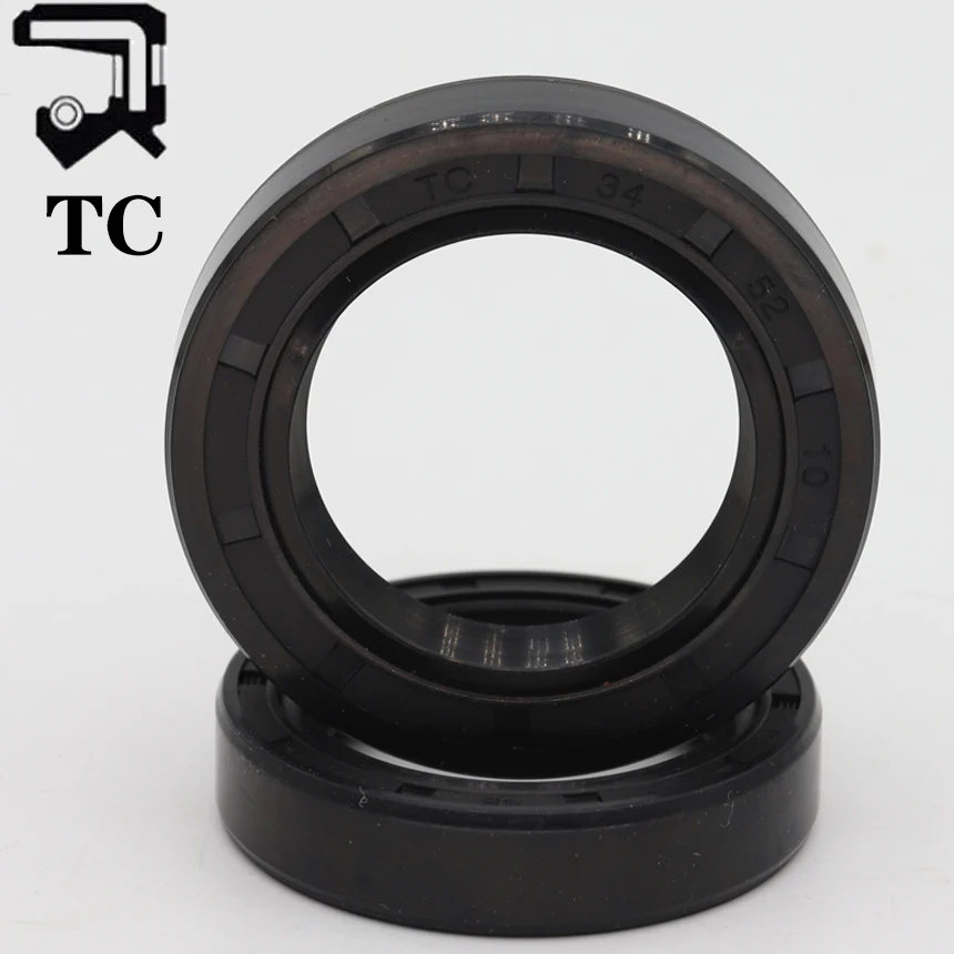 TC 30/31/32/33/34mm ID 검정색 니트릴 고무 NBR 그루브 립 스프링 가스켓 링 씰링 방사형 로터리 샤프트 스켈레톤 오일 씰