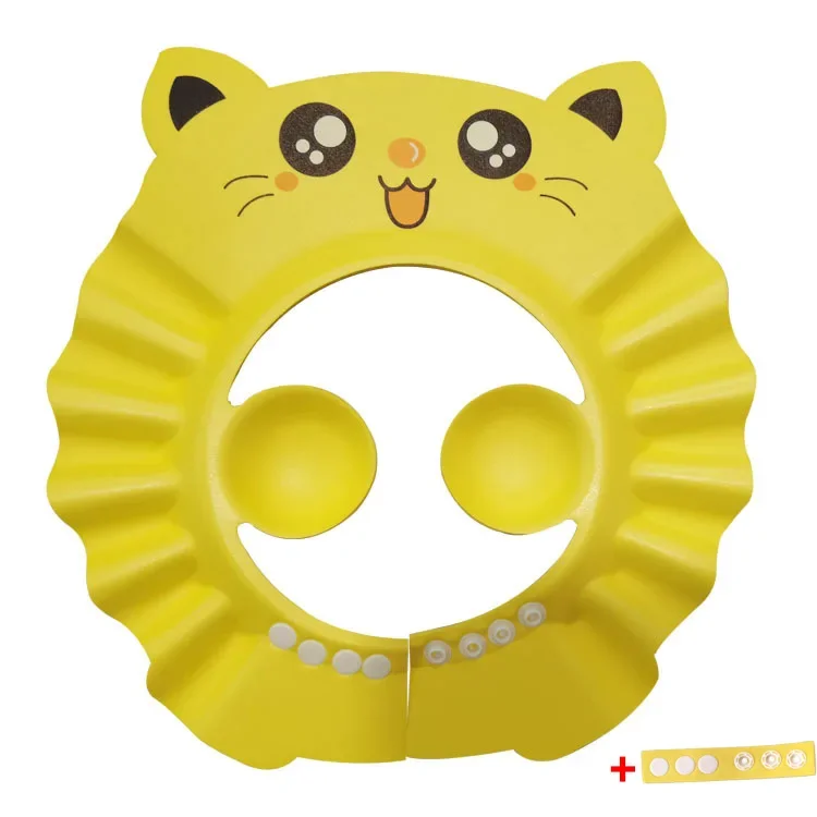 Hair Wash Hat Hair Wash Shield Shampoo Shower Cap Shampoo Cap Durable Baby Bath Visor Hat Adjustable Baby Shower Protect Eye Water-proof Splashguard Hair Wash Shield for Infant