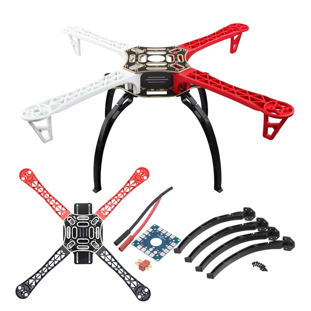 

F450 Квадрокоптер с камерой и колесами 450 для RC MK MWC 4-осевой Мультикоптер с дистанционным управлением Мультикоптер Heli Мультикоптер с наземным механизмом