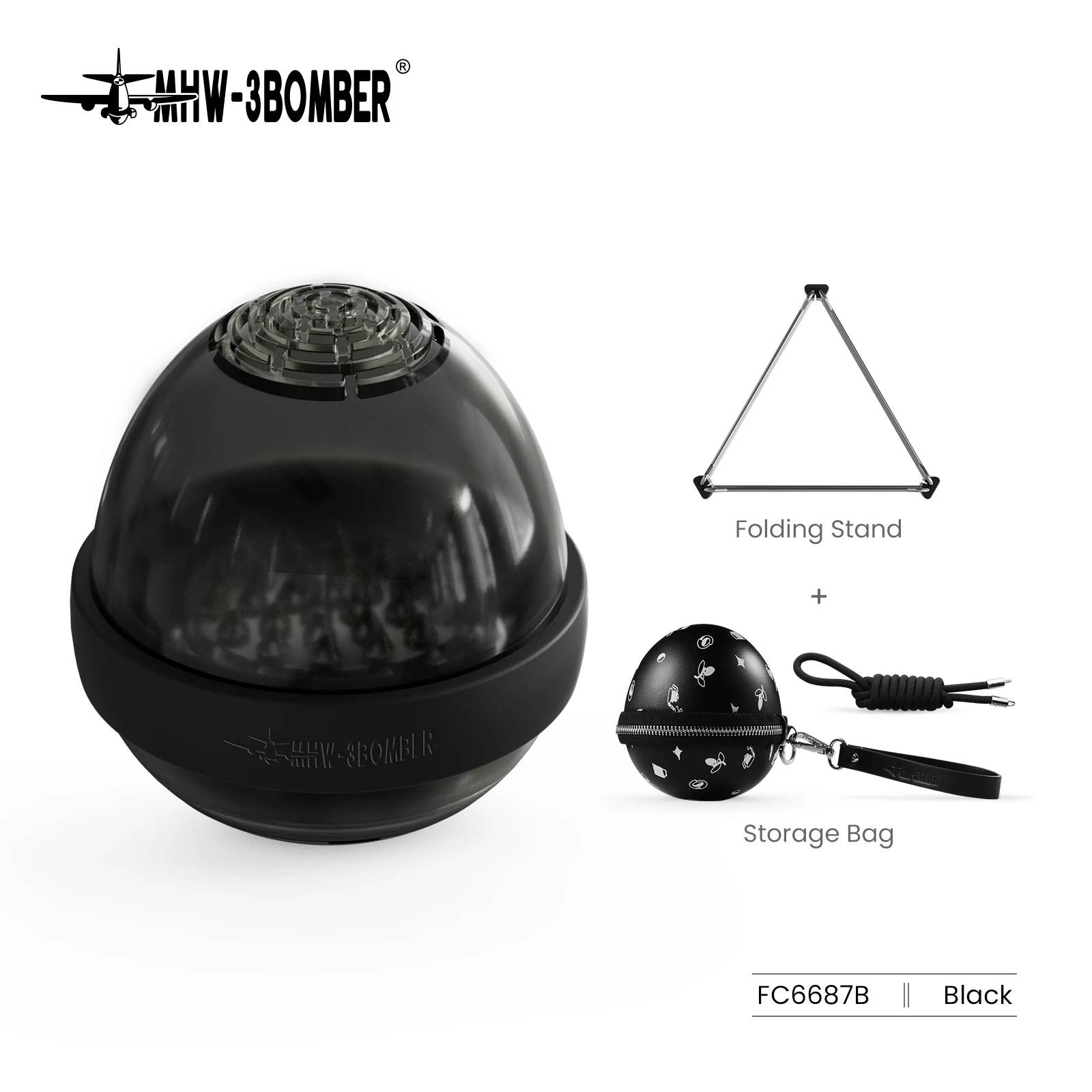 MHW-3BOMBER Eggonaut Portable Coffee Maker with Gl...