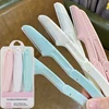 Portable Folding Eyebrow Trimmer Safe Facial Epilators Face Anti Scratch Razor Blade Epilator Set Women Beauty Makeup Tool 1