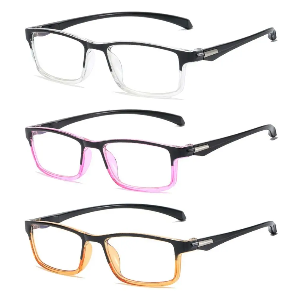 

Blue Ray Blocking Anti-Blue Light Reading Glasses Eye Protection Ultralight Square Eyeglasses PC Hyperopia Glasses Office