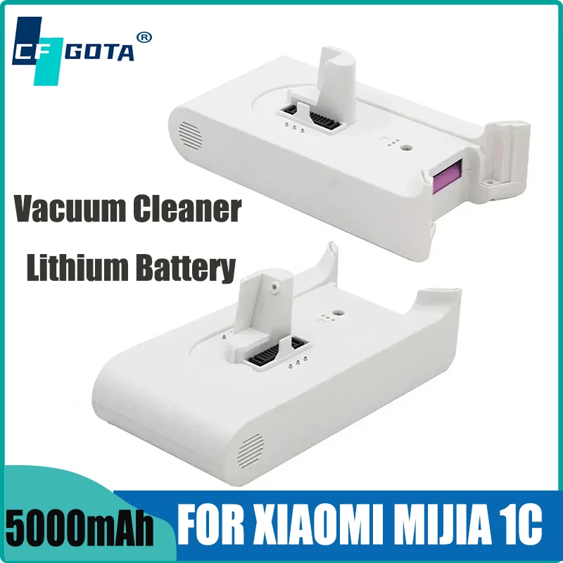 

Replacement Battery Pack For Xiaomi Mijia 1C Handheld Cordless Vacuum Cleaner 25.2v 5000mAh LI-ion Rechargeable Batteries
