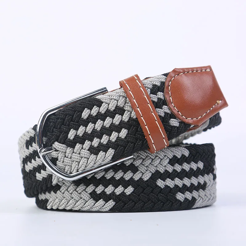 Unisex Eco-Friendly Stretch Belt with Pin Buckle - Versatile Design in 60 Colors