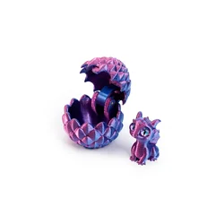 Enhanced 3D Printable Mini Dragon Egg Set - Creative Hatchling Figurines for Halloween, Easter Gifts & Home Decor (12)