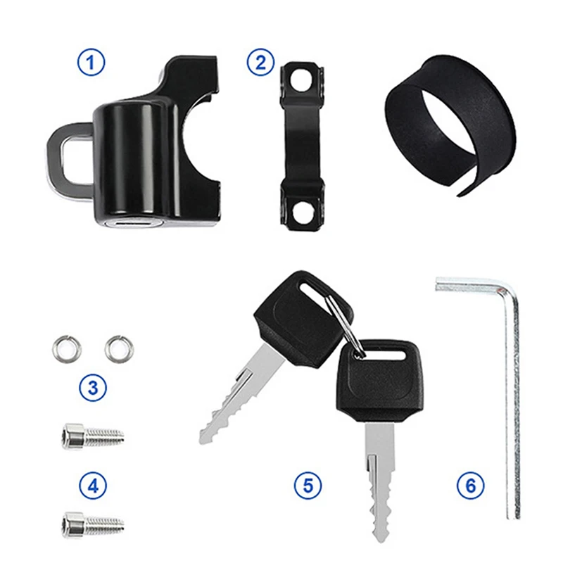 Secure Motorcycle Helmet Lock for Bicycles and Scooters