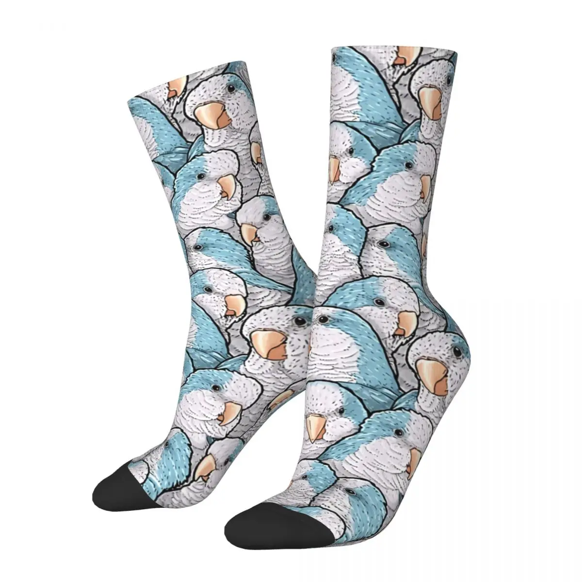 

Blue Quaker Men Women Socks Cycling Novelty Spring Summer Autumn Winter Stockings Gift