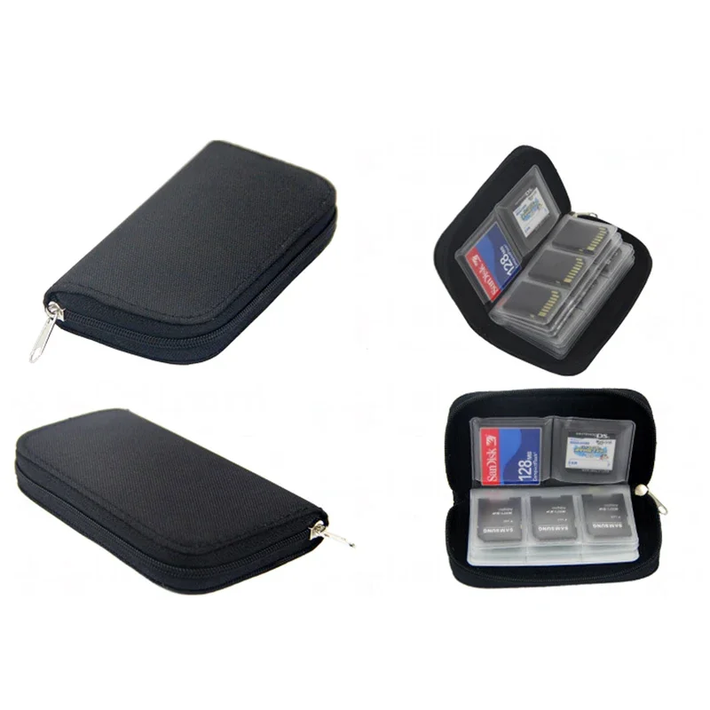 22 Slots Memory Card Bag CF/SD Card Holder Case Memory Storage Wallet Box for CF/SD/Micro SD/SDHC/MS/DS Game Camera SD