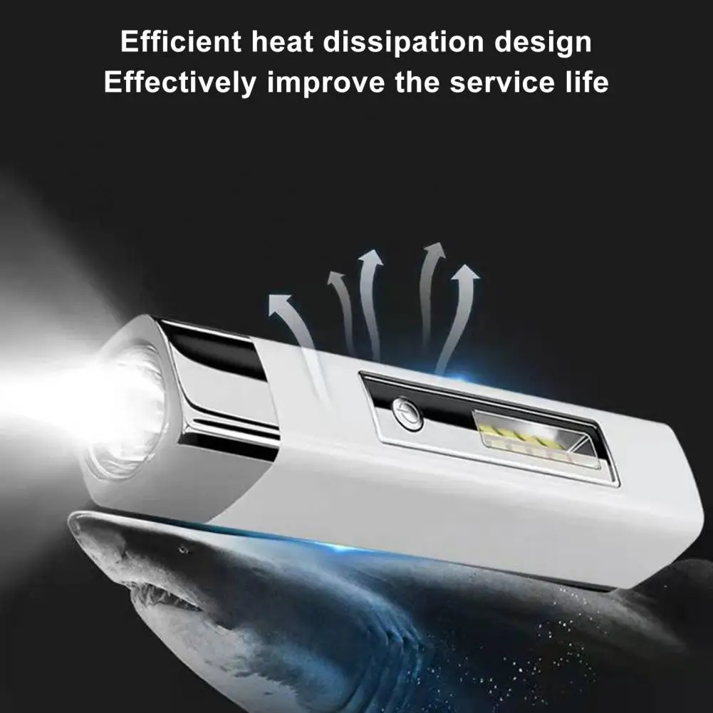 

Camping Flashlight Shockproof Outdoor Cycling Flashlight Side Lights Hiking Camping Emergency LED Flashlight Illumination