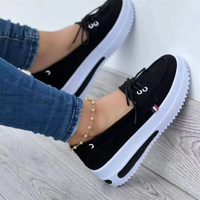 Women Flats Platform Shoes Women Elegant Shoes Woman Spring Casual Flat Shoes Women Non Slip Shoes Zapatillas Mujer