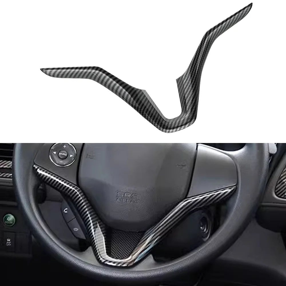 Für Honda Fit 2018 2019 Stadt 2014-2019 HRV 2016-2019 Vezel 2014-2019 Lenkrad Trim Dekoration Aufkleber Abdeckung Zubehör