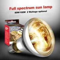 UVA+UVB Imitation Fluorescent Lighting 110V/220V 80W Full Spectrum Sun Lamp Reptile Light Turtles Accessories Heating Calcium 1