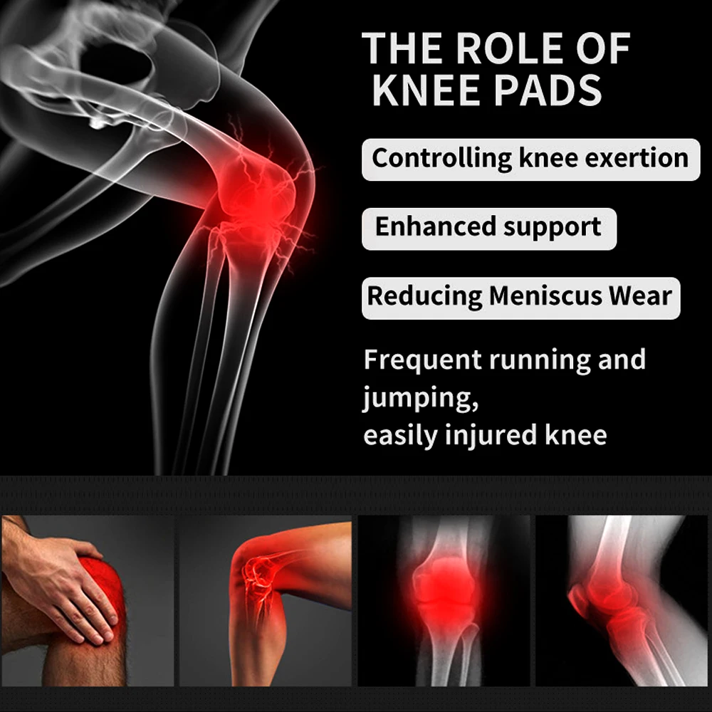 1PC Sport Kompression Knie Pads für Gym Männer Frauen Unter Druck Elastische Knie Unterstützung Fitness Volleyball Orthopädische Knie Pad_voghion.com