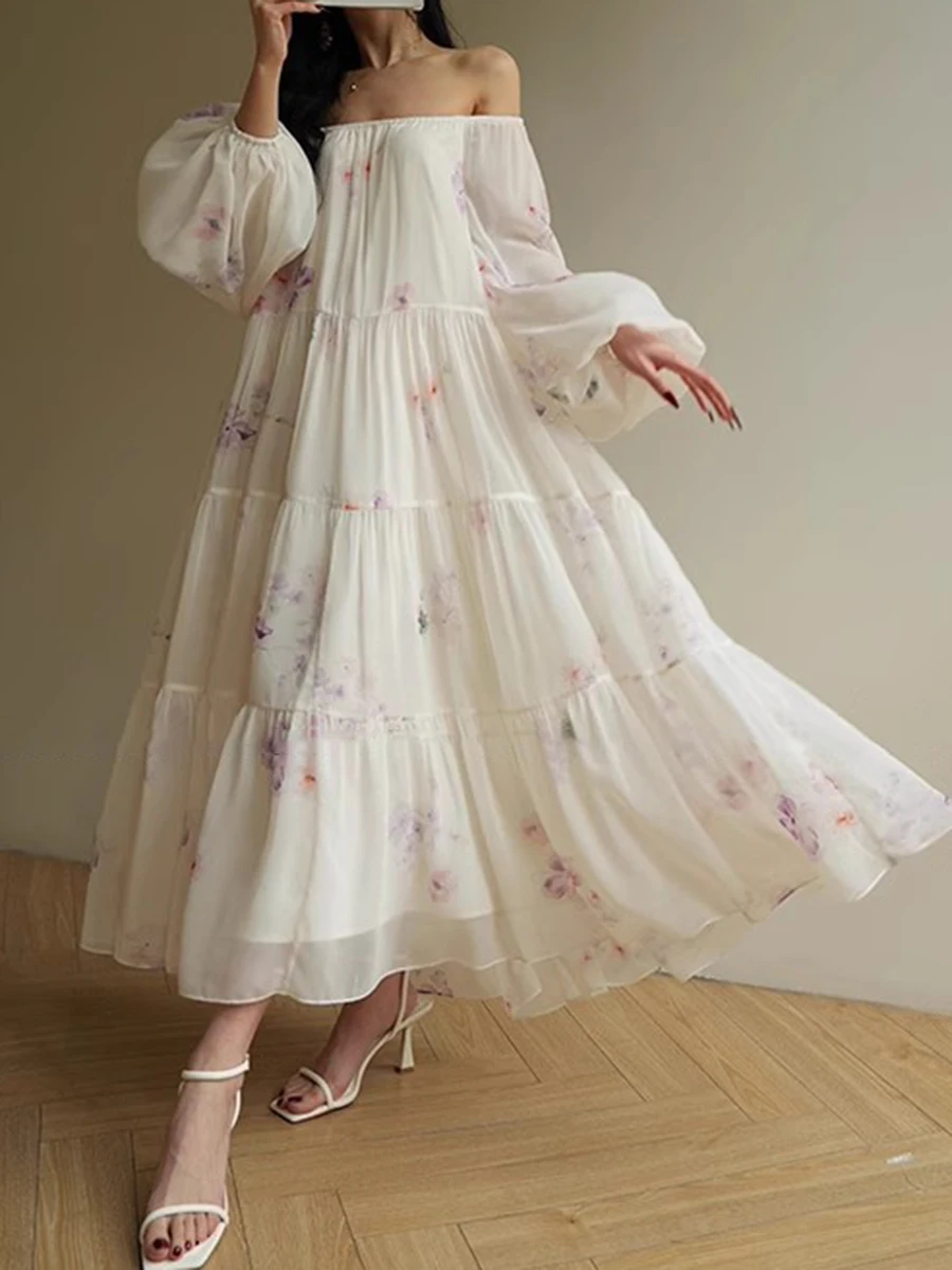 chinese dress ladies High Neck Maxi Dress