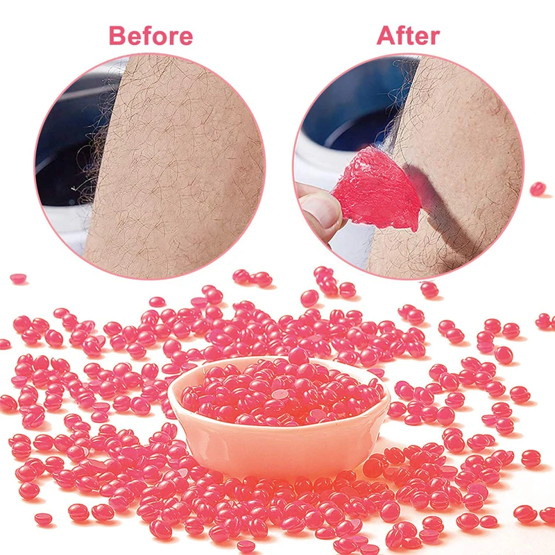 500g/300g/50g hard wax beans for hair removal unisex fast painless bikini leg arm hair removal wax beans for heater machin