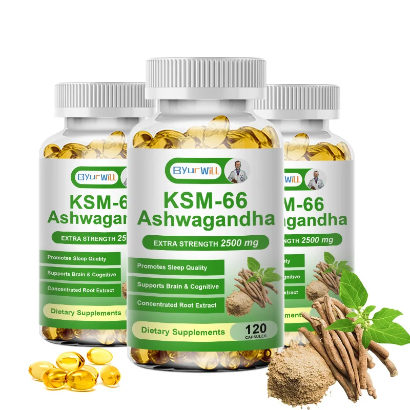 Natural KSM 66 Ashwagandha Supplement Improves Vitality Energy Levels Exercise Endurance Adult ashwagandha supplement