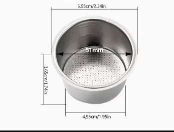 Cestello Filtro per Caffè in Acciaio Inossidabile - immagine 2