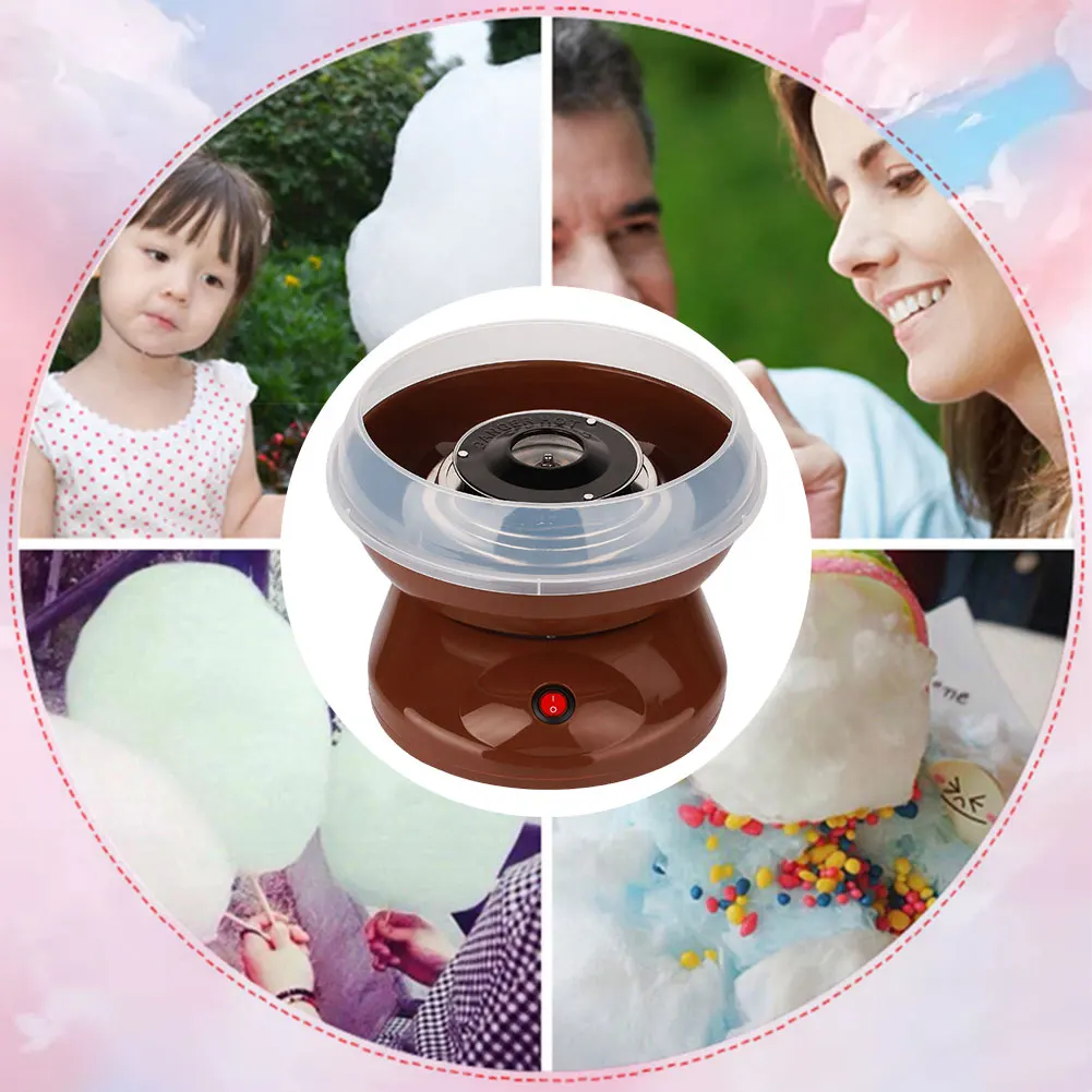 Description Picture 6 of itemPortable DIY Cotton Candy Maker with 10 Marshmallow Sticks Sugar Scoop 450W Mini Electric Cotton Candy Maker Candy Floss Machine