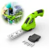 Cordless Grass Shear & Electric Hedge Trimmer 2 in 1 Handheld Hedge Trimmer 3.6V Electric Grass Cutter Rechargeable Battery 1