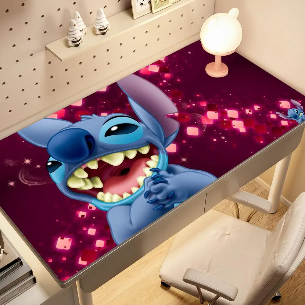 Large Kawaii Stitch Anime Mouse Pad - Non-Slip Gaming Desk Mat
