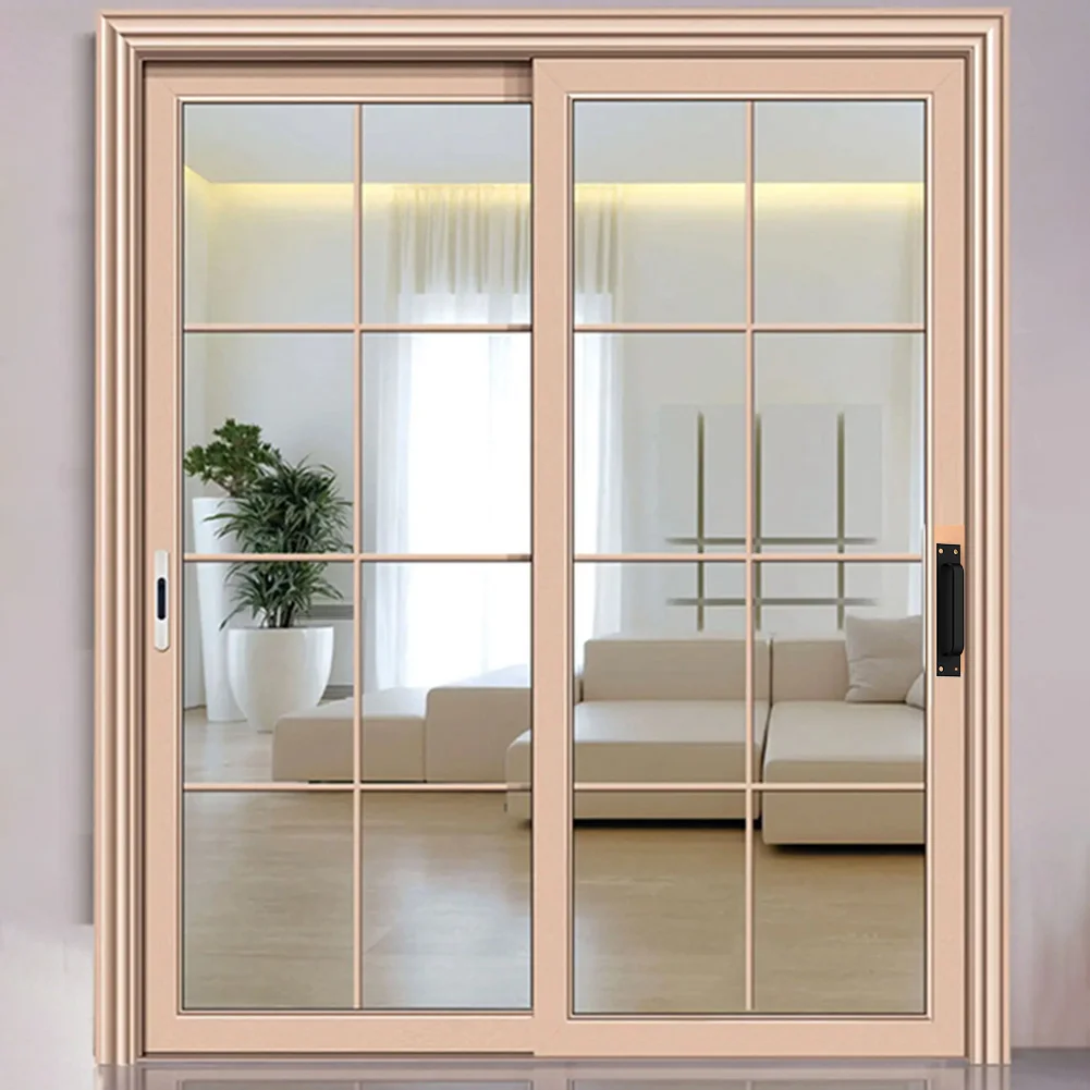 1pcs Door Handle Aluminum Alloy Window Cabinet Balcony Sliding Door Pull Punch-Free Pull Closet Furniture Hardware 200*40*30mm