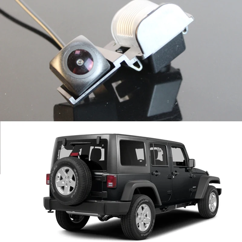 Telecamera Posteriore Per Auto Retromarcia Cam Night View Ahd Ccd 1080 720 Telecamera Dedicata Per Jeep Sahara Jeep Willys Islanda 2013 ~ 2015