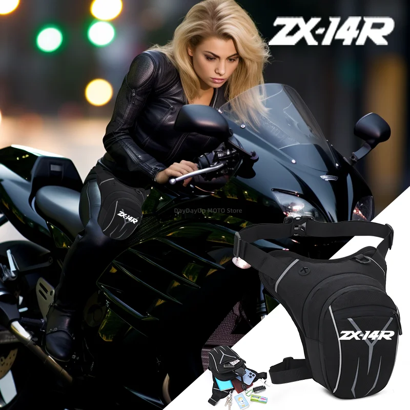 

Для Kawasaki ZX14R ZX 14R ZX14 R ZX 14 R 2006-2017 мотоциклетная Водонепроницаемая поясная сумка на бедро пояс хип-бум военный тактический
