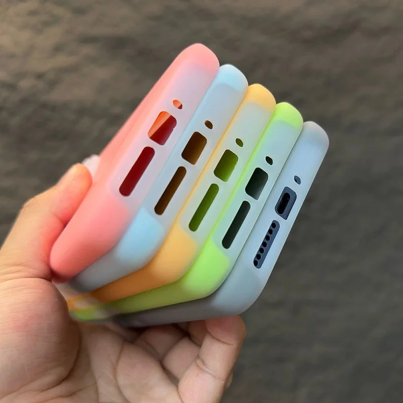 Luxury Jelly Liquid Silicone Magsafe Magnet Case in Candy Colors