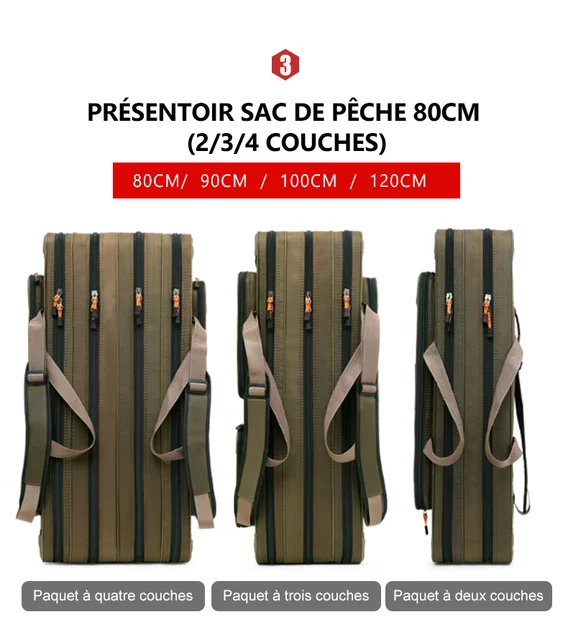 Cuque Sac De Rangement Pour Moulinet De Pêche BG-Y101 Sac De Rangement