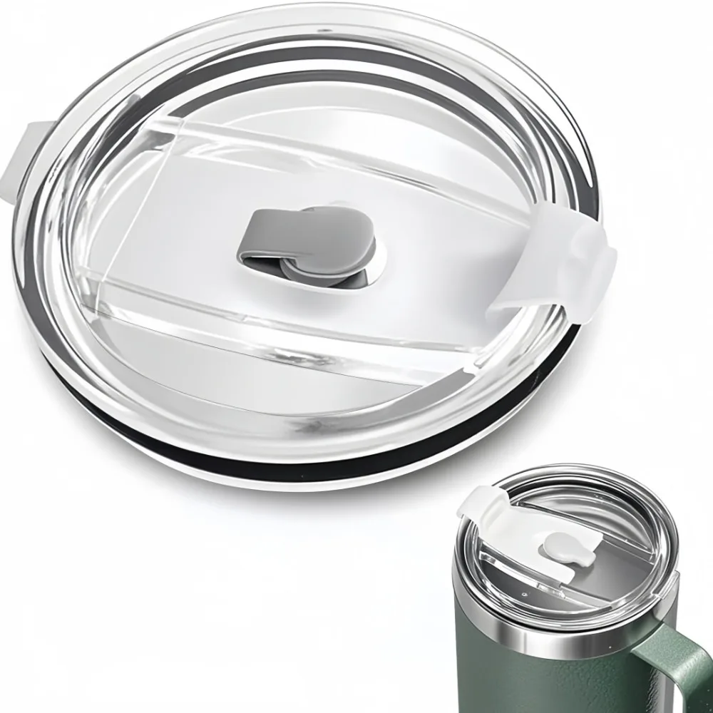 2 Pezzi Coperchio Per Tazza Da Viaggio 20 Once Trasparente - Ricambio Scorrevole In Plastica A Prova Di Perdite - 2
