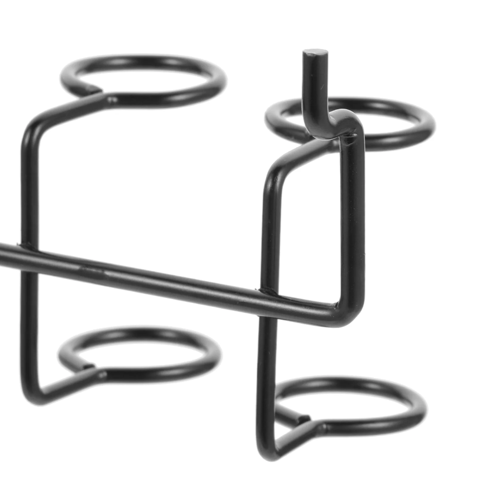 2 Pcs Pegboard Screwdriver Holder Multi-ring Tool Holders Hooks Nail Metal for Accessory Iron Racks