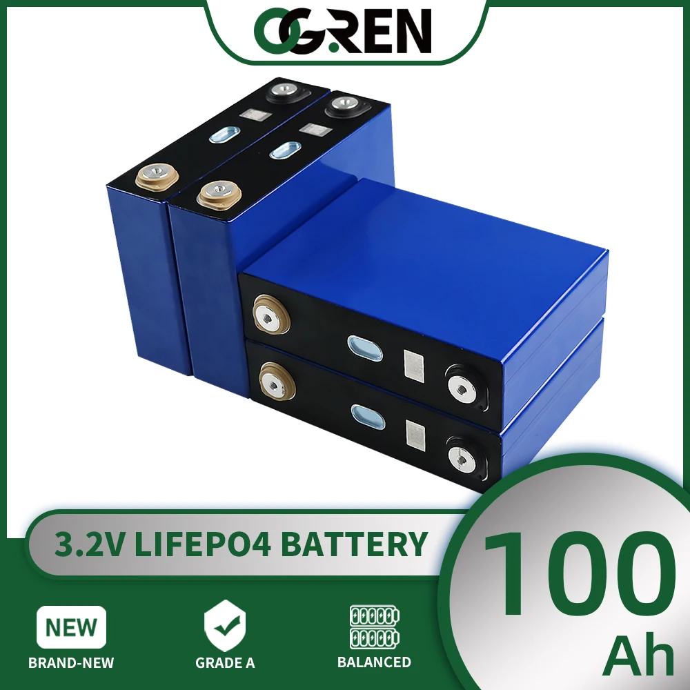 Akumulator 3.2V 100Ah Lifepo4/8/16/32PC DIY 12V 24V łódź wózek golfowy ...