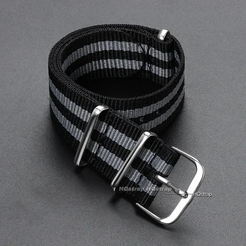 Durable Nylon Military-Style Watch Band - Army Sport Bracelet Replacement