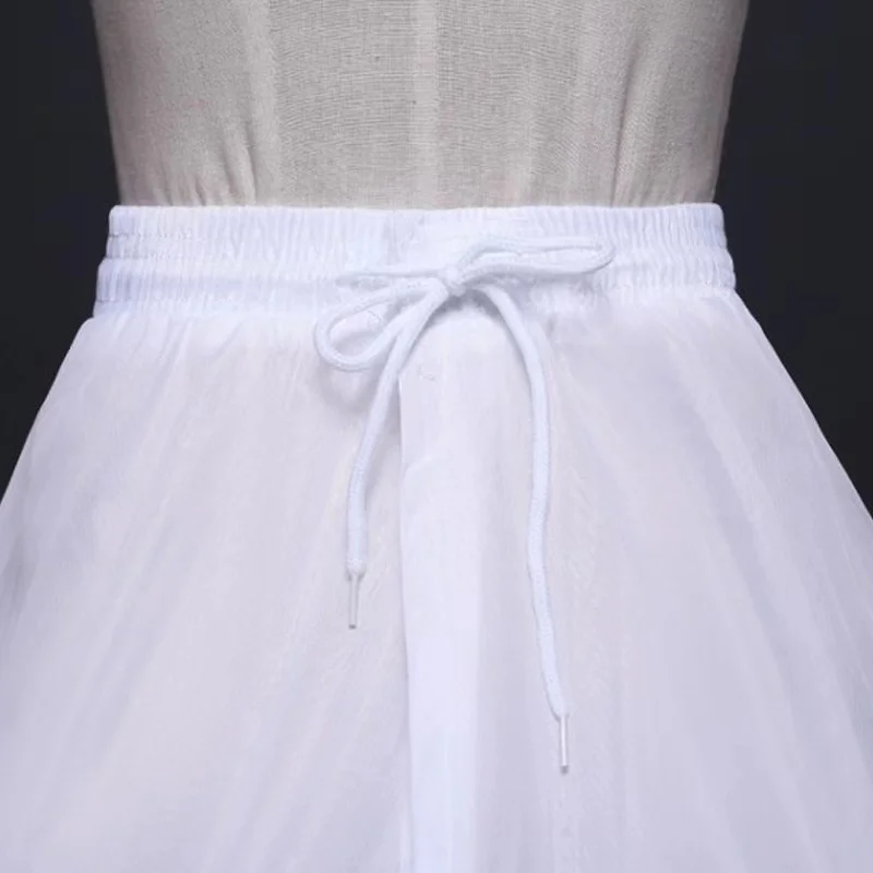 MYYBLE Women Wedding Petticoats 3 Layers Steel Ring Elastic Waistband Wedding Accessories Underskirt Petticoat Skirt Petticoat Underskirt Wedding Underskirt Lolita Petticoat Flower Girl Underskirt Wedding Petticoat Vintage Underskirt
