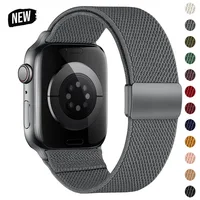 Bracelet en Nylon pour Apple Watch Ultra 3/2/1 49mm 44 45 46 42 38 41 40mm, Bracelet de Sport pour Iwatch série 11 10 9 8 7 6 SE3 6 1