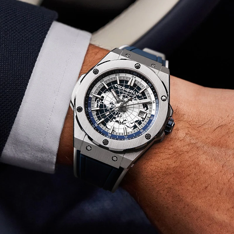 Luxury Top Brand Man Automatic Movement Watch Pagani Designs Mechanical Watches For Man Skeleton Dial Wristwatches Reloj Homber 3